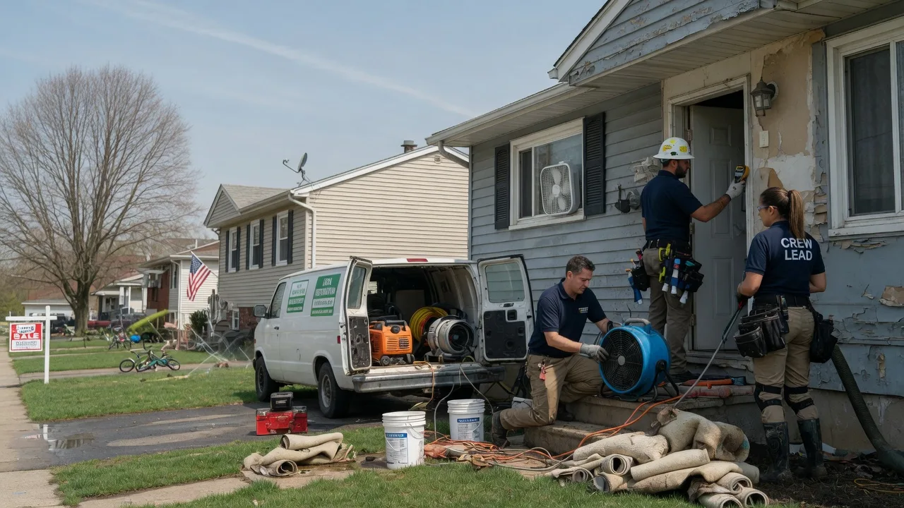 Flood Cleanup in South Bend, TX near me