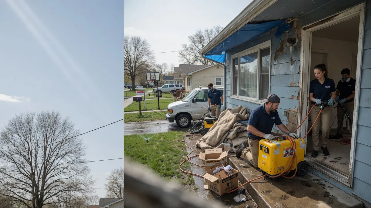 Basement Flood Cleanup in South Bend, TX near me